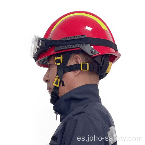 Casco de fuego tipo F1 para el trabajo de rescate